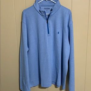NWOT IZOD True Blue Quarter Zip Pullover XXL